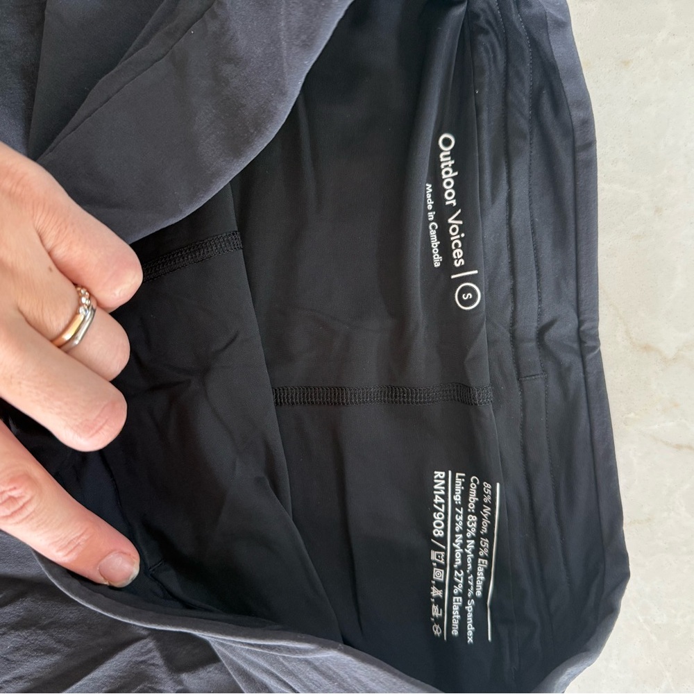 Outdoor Voices black skirt
